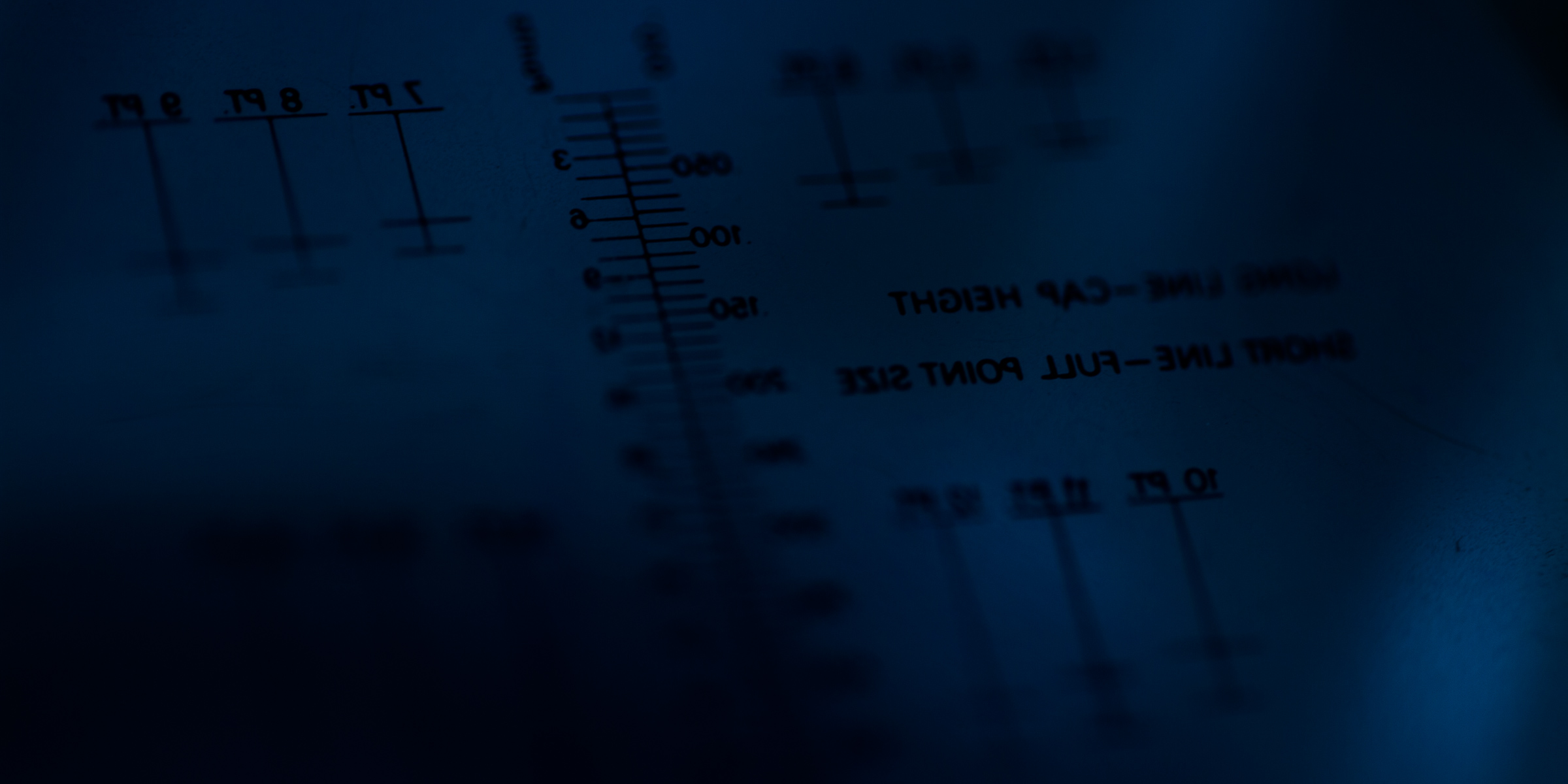 Type size finder background, photo by Josh Korwin